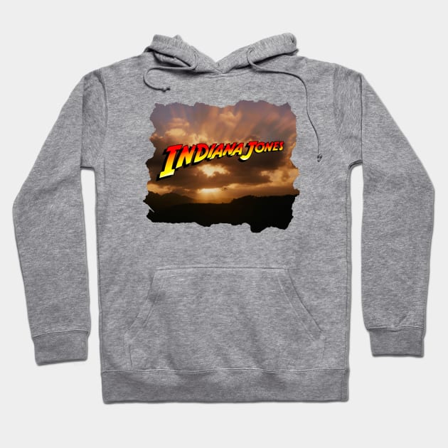 I LOVE INDY Hoodie by Buff Geeks Art